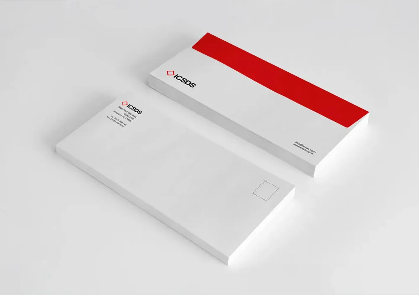 ICSDS Branded Envelope Set Design by OWDT