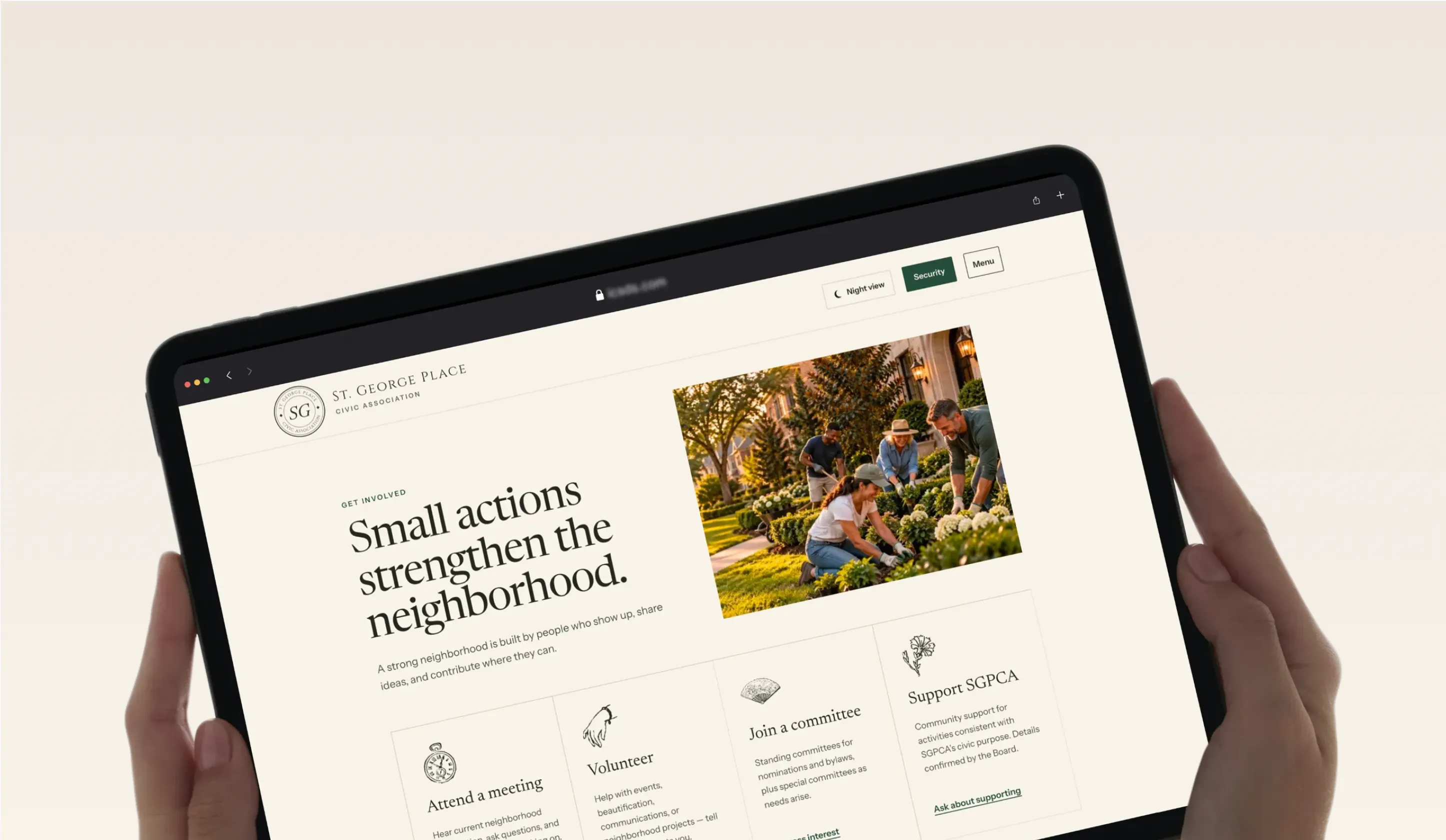 St. George Place UI/UX Design by OWDT